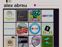 Tablet Screenshot of alexabreu.com